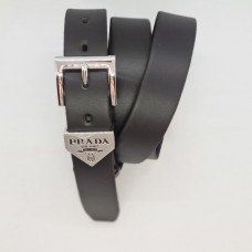Кожаный ремень PRADA01 30-ка черный