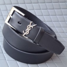 Кожаный ремень YSL10 30-ка черный